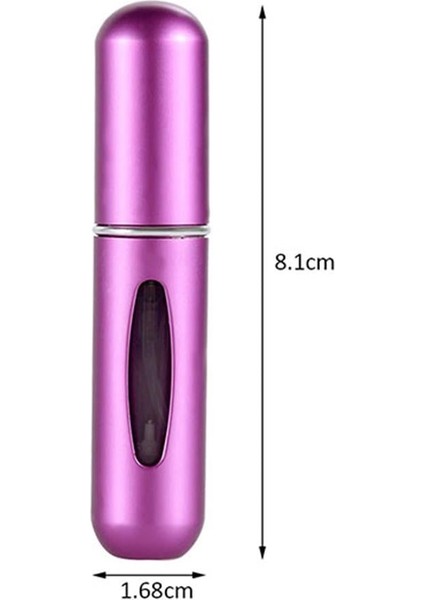 Doldurulabilir Mini Cep Parfüm Şişesi Açık Pembe
