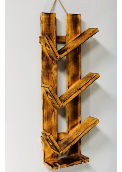 Ahşap Dekoratif Şarap ve Içecek Standı 70X27CM, Şık ve Kullanışlı Tasarım modelleri