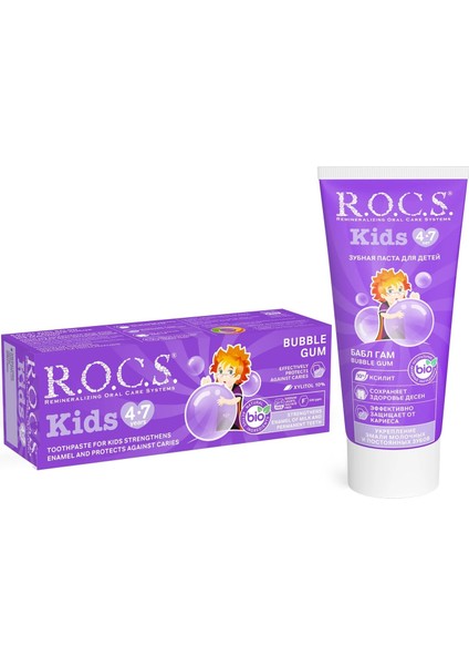 R.o.c.s.kids Diş Macunu 35ML 4-7 Yaş Sakız modelleri