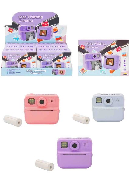 KDC-030D Çocuk Fotoğraf Makinesi Baskılı 4.4W 1200MAH 3 Renk 3+