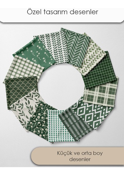 Patchwork Kumaş Seti – 35 Desen 20X20 cm | %100 Pamuk Saten | Tek Parça Kumaş | Dikiş, El Işi ve Quilting Için Özel Tasarım fiyatları