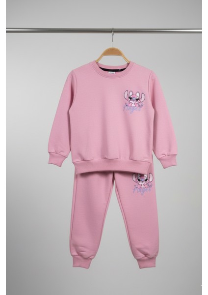 Sweet Stitch Pembe Çocuk Eşofman Takımı (3-10 Yaş) fırsatları