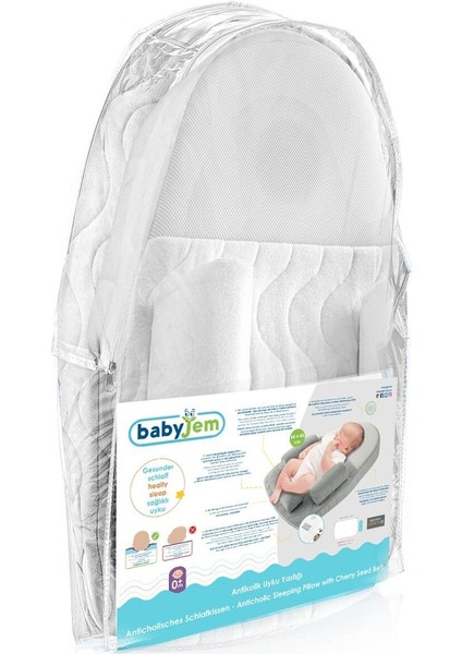 Babyjem Kiraz Çekirdekli Antikolik Uyku Yastığı Air 426 Beyaz modelleri