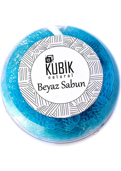 - Beyaz Sabun Kokulu Cupcake Tasarım Banyo Lifli Sabun