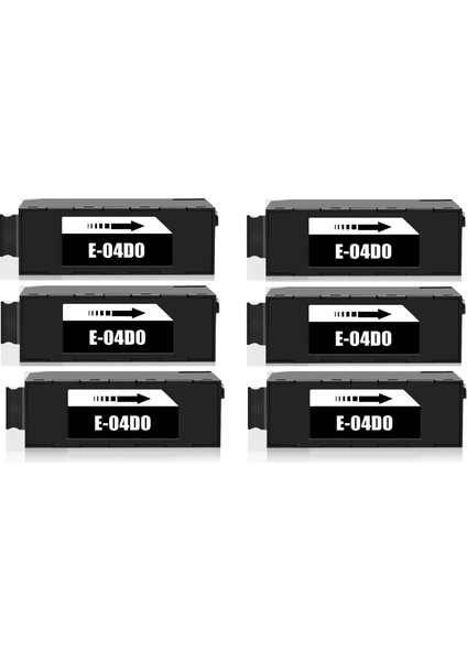 6 Adet C13T04D000 T04D0 Atık Mürekkep Tankı Bakım Kutusu ET-7700 ET-7750 L7160 L7180 L7188 L7880 Yazıcılarla Uyumlu