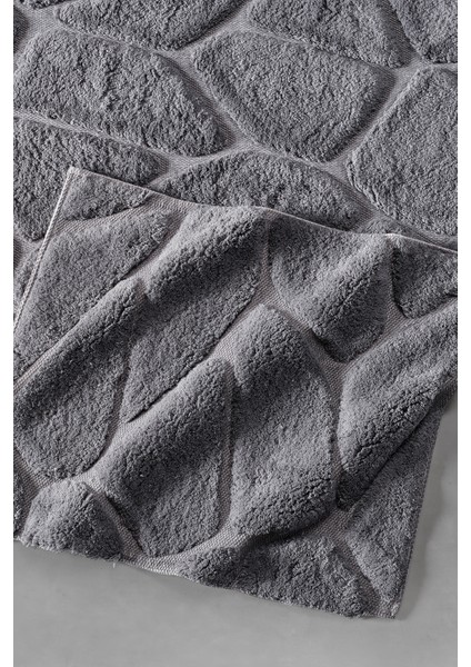 Renkli Banyo Paspas Seti Antrasit, Yumuşak ve Şık Tasarım modelleri