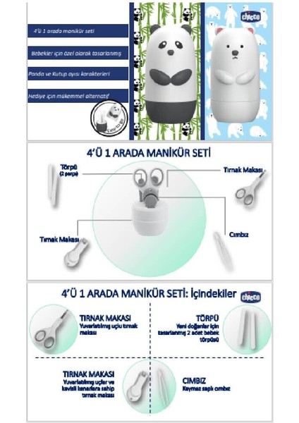 Chicco Bebek Tırnak Bakım Seti Kutup Ayısı fırsatları