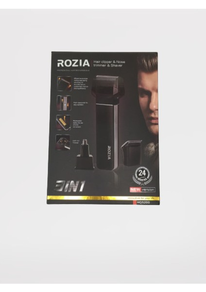 Siyah Renkli Sakal Tıraş Makinesi, Pratik ve Güçlü Tasarım