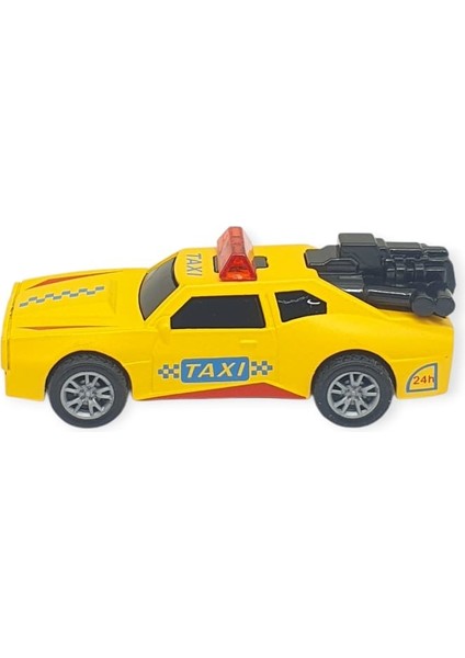 Çek Bırak Metal Küçük Arabalar 8 cm - SH40031 - Sarı Taxi (Lisinya) fiyatları