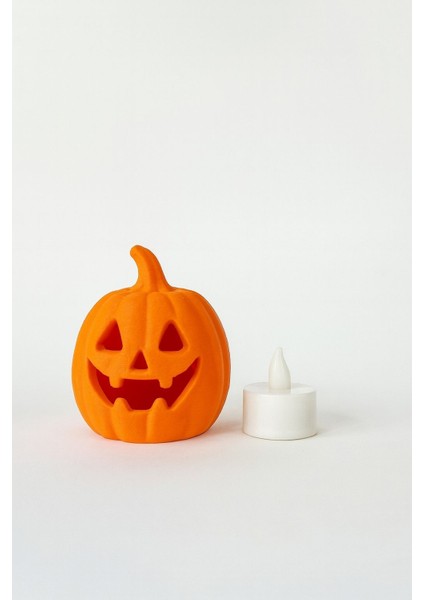 Halloween Temalı Balkabağı Dekoru Pilli Mum Ile Kullanım Masaüstü Aksesuar Temalı Aydınlatma indirimleri