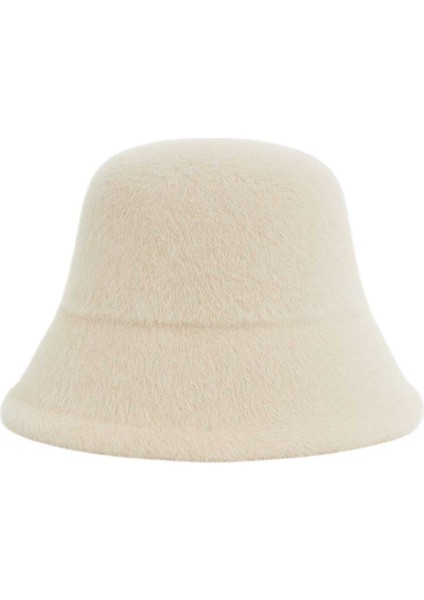 Kadın Soft Peluş Ayarlanabilir Ipli Bucket Kova Şapka 2’li Set modelleri