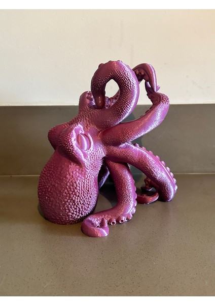 Dekoratif Ahtapot Şarap ve Yağ Şişesi Tutucu, Şık ve Fonksiyonel Tasarım