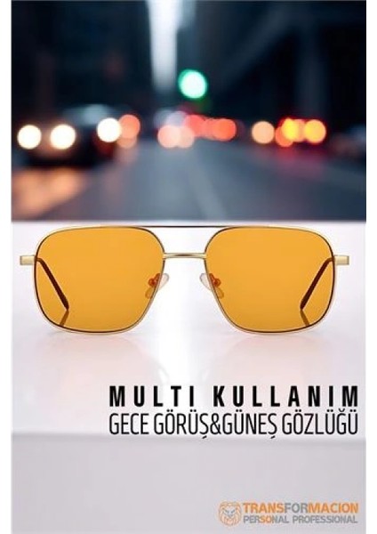 Modacar Gece Sürüş Görüş Parlama Önleyici Gece Gözlüğü Sis Far Işık Önleyici Anti-Fog Gözlük