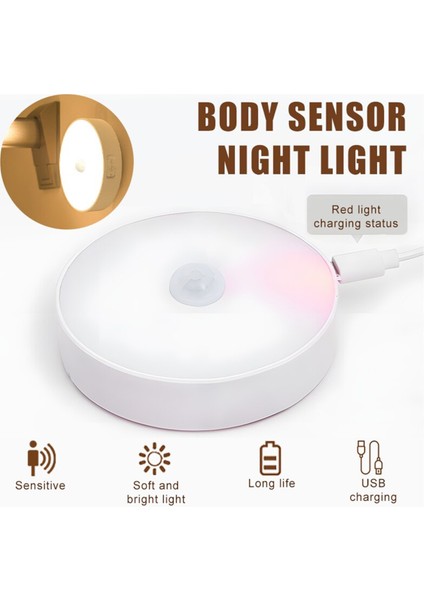 Renkli Hareket Sensörlü LED Lamba, Pratik ve Enerji Tasarruflu Aydınlatma