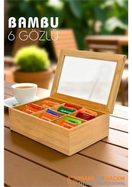 Modacar Poşet Çay Kutusu Ahşap Sallama Çay Organizer Kahve Şeker Aksesuar Kutusu fiyatları