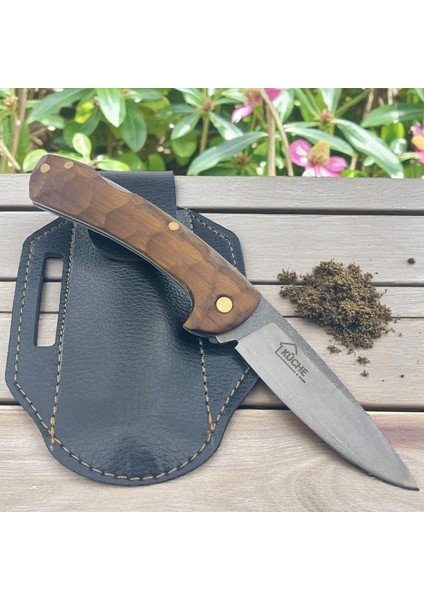 Çakı Oymalı Özel El Yapımı Outdoor Bıçak