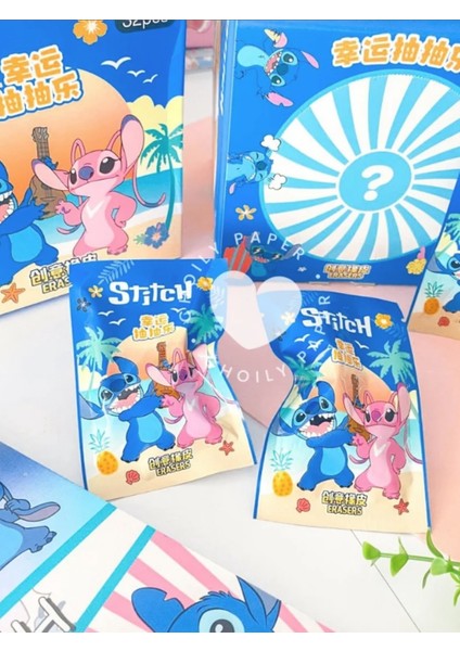 Stitch Sürpriz Paket 3D Silgi Seti 1 Paket