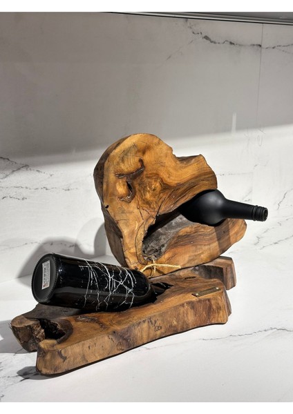 El Yapımı Doğal Ceviz Ağacı Şaraplık, Şık ve Dayanıklı Tasarım fiyatları
