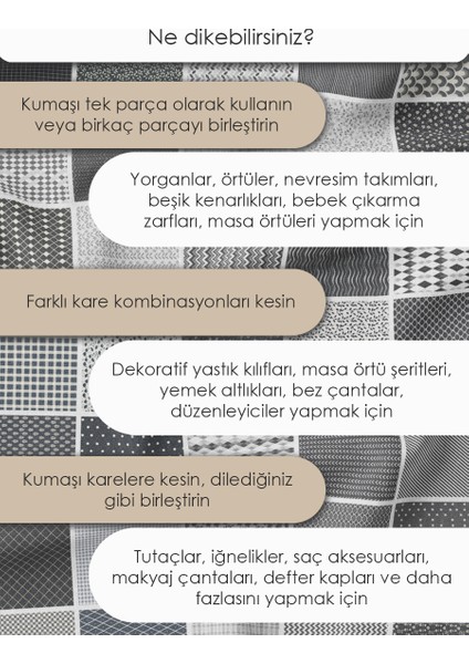 Patchwork Kumaş Seti – 35 Desen 20X20 cm | %100 Pamuk Saten | Tek Parça Kumaş | Dikiş, El Işi ve Quilting Için Özel Tasarım indirimleri