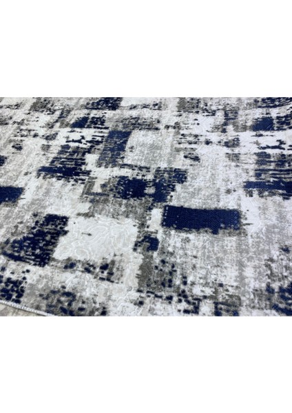 Mavi Safir Desenli Kaymaz Taban Yolluk Halı, Şık ve Dayanıklı Zemin Dekoru modelleri