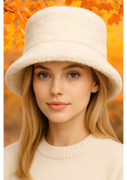 Kadın Ayarlanabilir Peluş Bucket Kova Şapka fırsatları