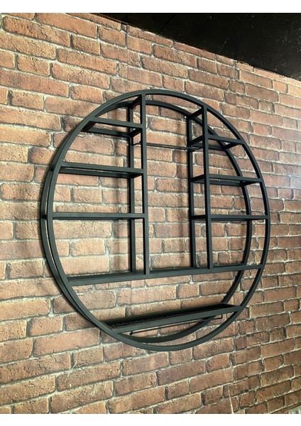 Metal Daire Şarap Rafı, Duvara Askılı Şaraplik ve Kadehlik, Şık ve Kullanışlı Tasarım fiyatları