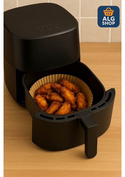 Pişirme Kağıdı 20'cm Airfryer Yağlı Kağıt Tüm Markalara Uyumlu 50 Adet