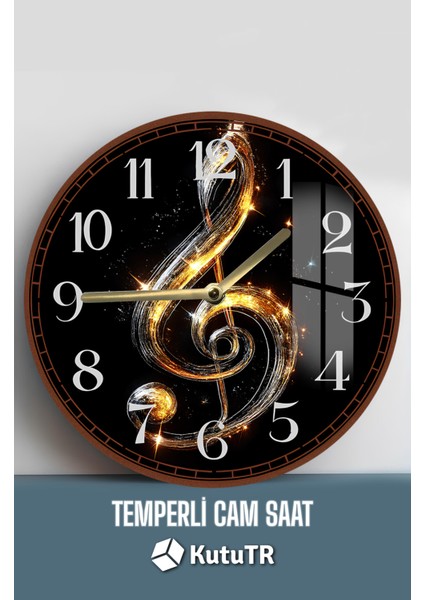 Çok Renkli 3D Görünümlü Temperli Cam Anahtarlık Saat, 33 cm fiyatları