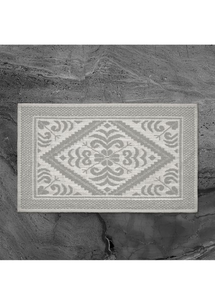 Yumuşak Bukleli 2'li Paspas Takımı, Gri Renkli, Şık ve Kullanışlı Ev Dekoru. fırsatları