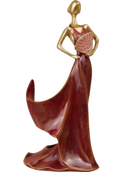 Kırmızı Elbiseli Kadın Figürlü Dekoratif Şaraplık, Şık ve Şirin Tasarım modelleri