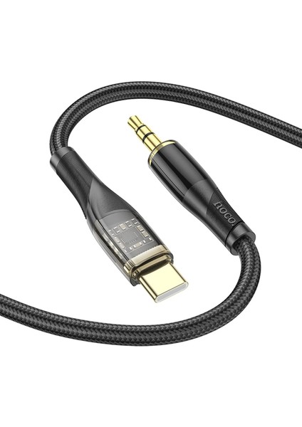 Hoco. UPA25 1m Tak Çalıştır Type-C To Aux Kablo - Siyah fiyatları