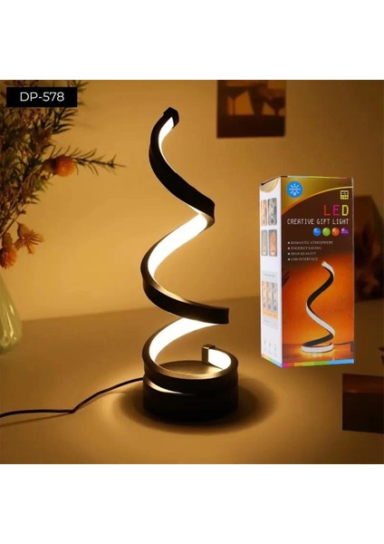Dempower Kıvrımlı Gece Lambası ( Lisinya )