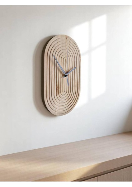 Doğal Masif Ağaç Minimalist Krem Saat fiyatları