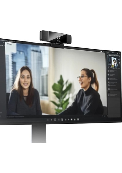 Hoco. D100 1080P 2mp Mikrofonlu USB Web Kamera - Siyah indirimleri