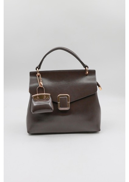 Ithal Kadın Çanta Charmlı El Çantası KB006 - Gri