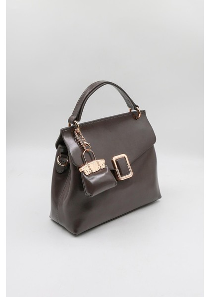 Ithal Kadın Çanta Charmlı El Çantası KB006 - Gri fiyatları