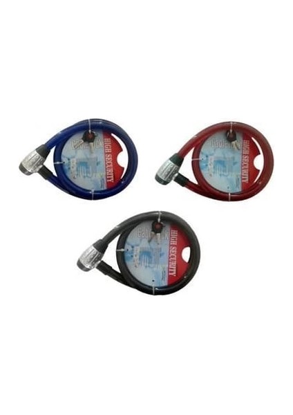 Motosiklet Kilit Motosiklet Çelik Halat Kilit 25X1500 Kilit