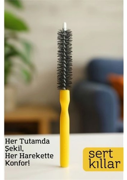 Modacar Yuvarlak Saç Şekillendirme Fırçası – 22 cm x 2.8 cm | 2.5 mm Derinlik | Hacim ve Kontrol Için