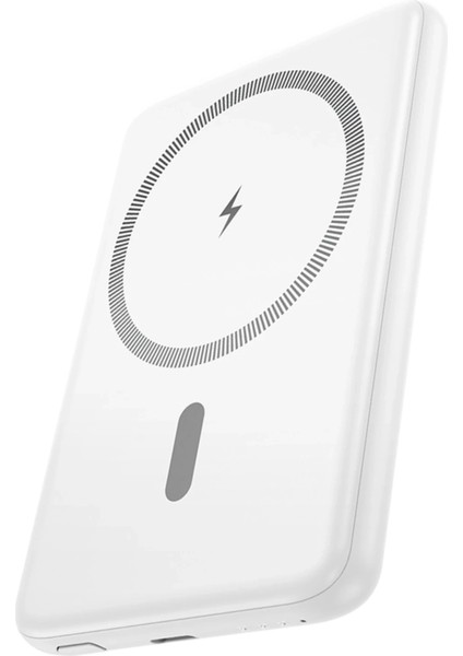 Hoco. J140A Tony 5.000 Mah Pd 20W Ultra Ince Magsafe Powerbank - Beyaz
