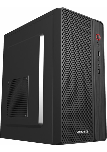 VS118S 400W USB 3.2 Matx Micro Tower Siyah Kasa