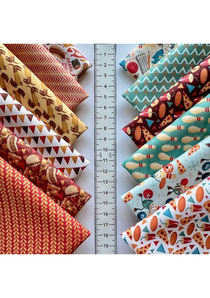 Patchwork Kumaş Seti – 60 Adet 20X20 cm | %100 Pamuk Saten | El Işi, Dikiş, Quilting ve Hobi Için modelleri