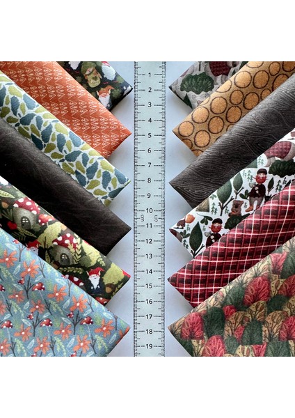 Patchwork Kumaş Seti – 60 Adet 20X20 cm | %100 Pamuk Saten | El Işi, Dikiş, Quilting ve Hobi Için fırsatları
