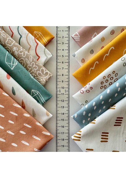 Patchwork Kumaş Seti – 60 Adet 20X20 cm | %100 Pamuk Saten | El Işi, Dikiş, Quilting ve Hobi Için fırsatları