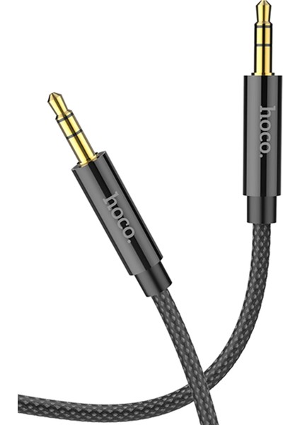 Hoco. UPA19 2m Hasırlı 3.5mm Aux Kablo - Siyah indirimleri