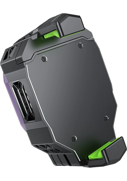 Hoco. GM26 Dijital Sıcaklık Göstergeli Radyatör Telefon Soğutucu Fan - Siyah-Mor modelleri