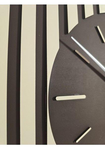 Krem Ahşap Duvar Saati 42X42 Cm, Sessiz Mekanizma, Modern Tasarım fırsatları