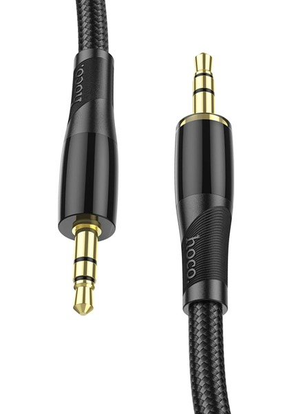 Hoco. UPA25 1m Tak Çalıştır Aux Kablo - Siyah fırsatları