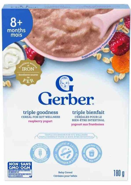 Triple Goodness Probiotic Frambuazlı Yoğurt Kaşık Maması 180 Gr-7. Aydan Itibaren-3. Aşama