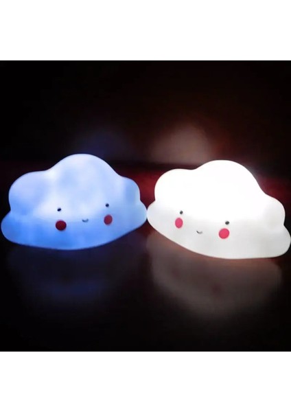 Bulut Şeklinde LED Dekor Gece Lambası, Yumuşak Beyaz Işık, Sıcak ve Rahat Atmosfer fırsatları