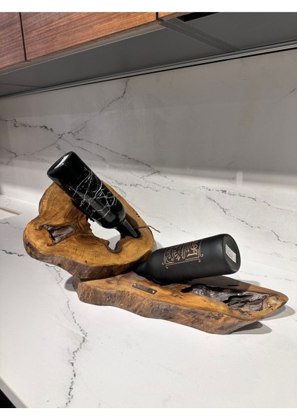 Şık Ahşap Şaraplık, Zarif ve Doğal Tasarım, Dekoratif Ürün.